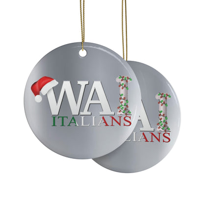 'We Are Italians' Ceramic Ornament