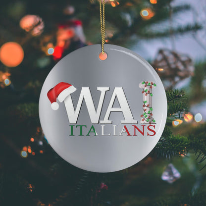 'We Are Italians' Ceramic Ornament