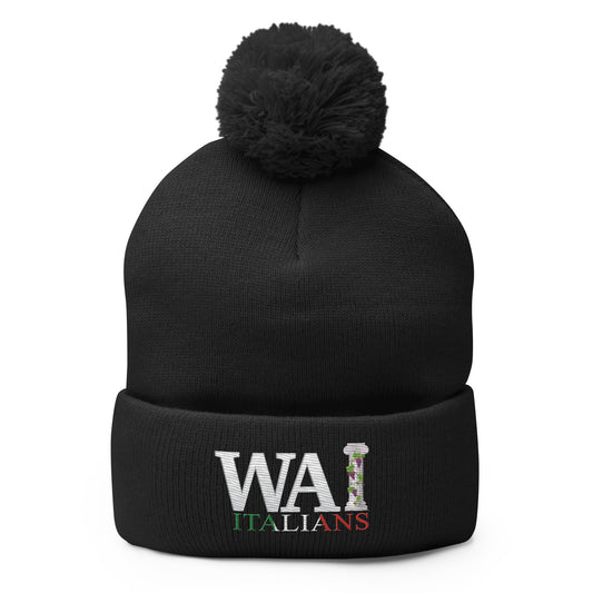 WAItalians Pom-Pom Beanie