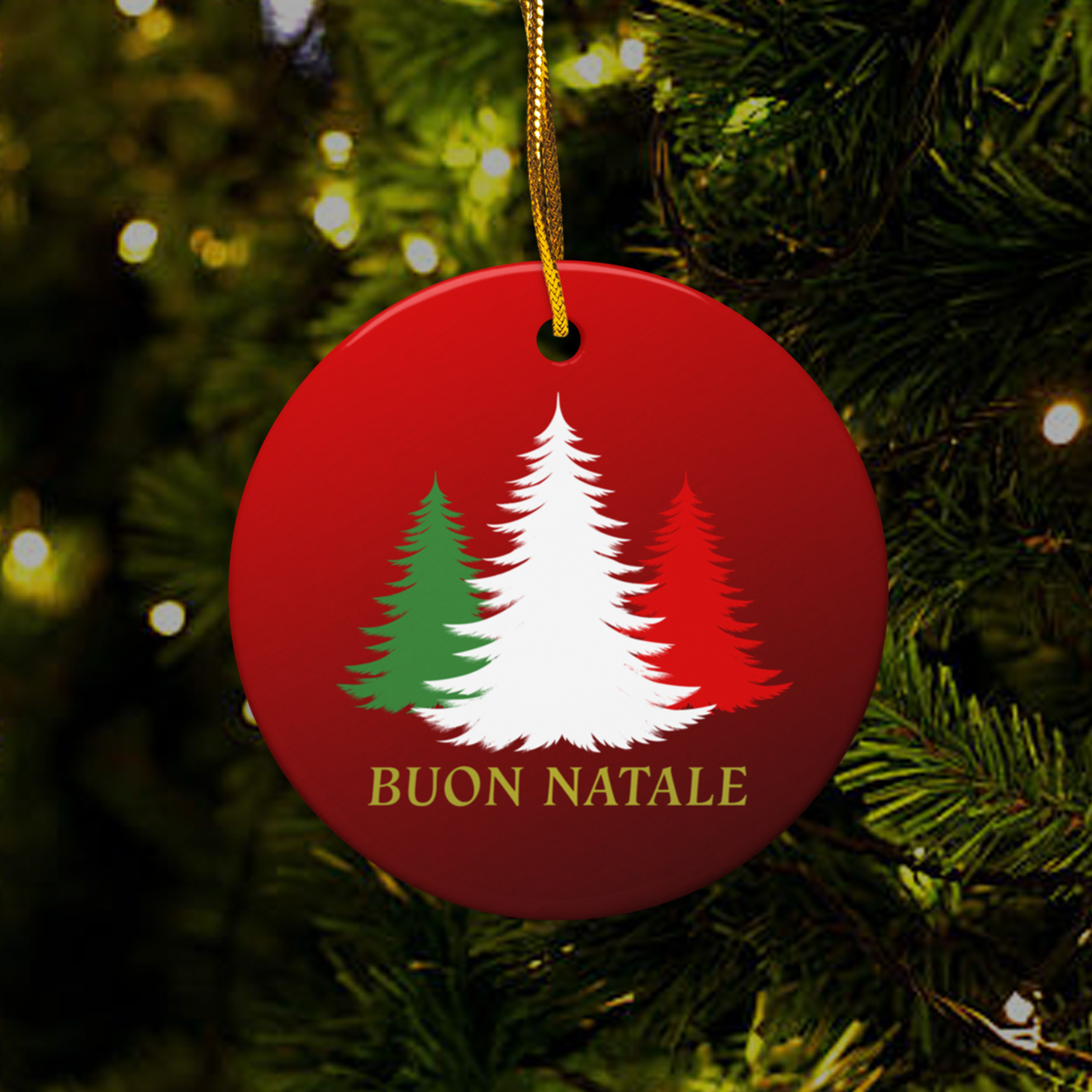 Buon Natale Christmas Ornament